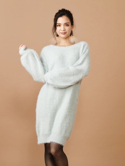 セール シャギーニットワンピース ロイヤルパーティー Royal Party D Fashion