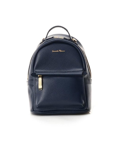 Dune London 黒レザー調 リュック（セール】LANVIN en Bleu ロアン 
