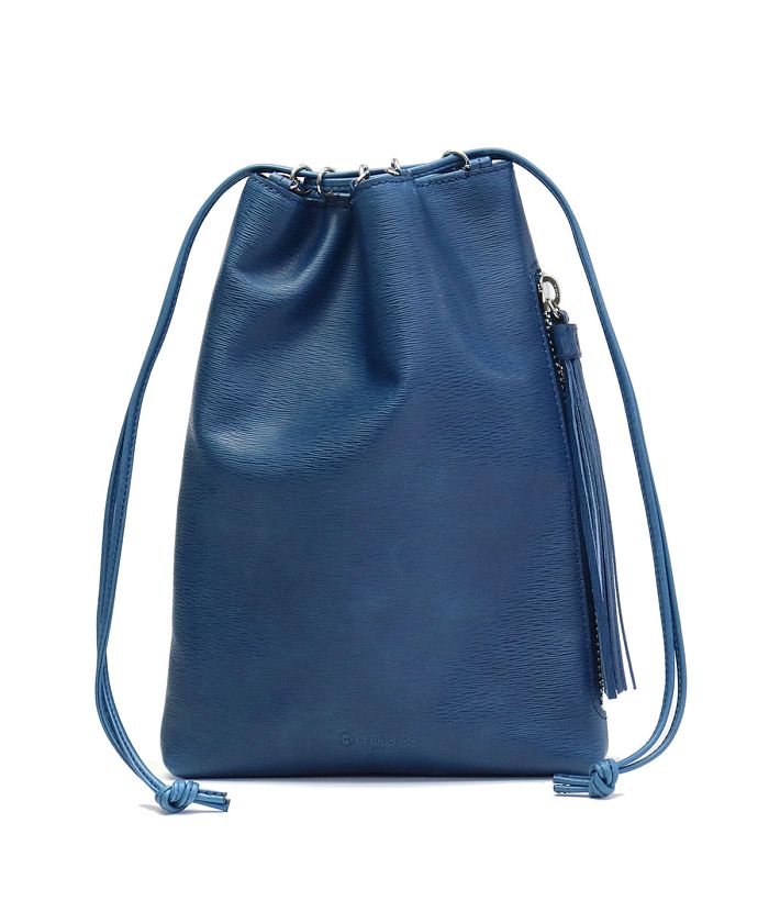 【ほぼ未使用品】HERGOPOCH エルゴポック 巾着ポーチ 長らく欠品しておりました巾着ポーチのブラックとグレーが本日