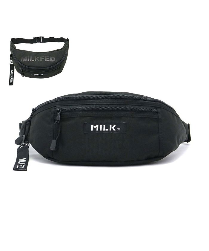 ミルクフェド ウエストバッグ MILKFED. TOP LOGO FANNY PACK トップ