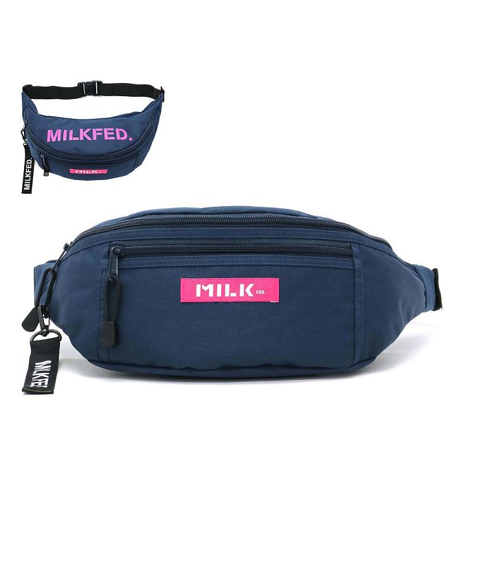 ミルクフェド ウエストバッグ MILKFED. TOP LOGO FANNY PACK トップ