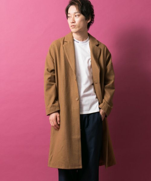 セール オーバーサイズチェスターコート アイテムズアーバンリサーチ メンズ Items Urbanresearch D Fashion セール オーバーサイズチェスターコート アイテムズアーバンリサーチ メンズ Items Urbanresearch D Fashion