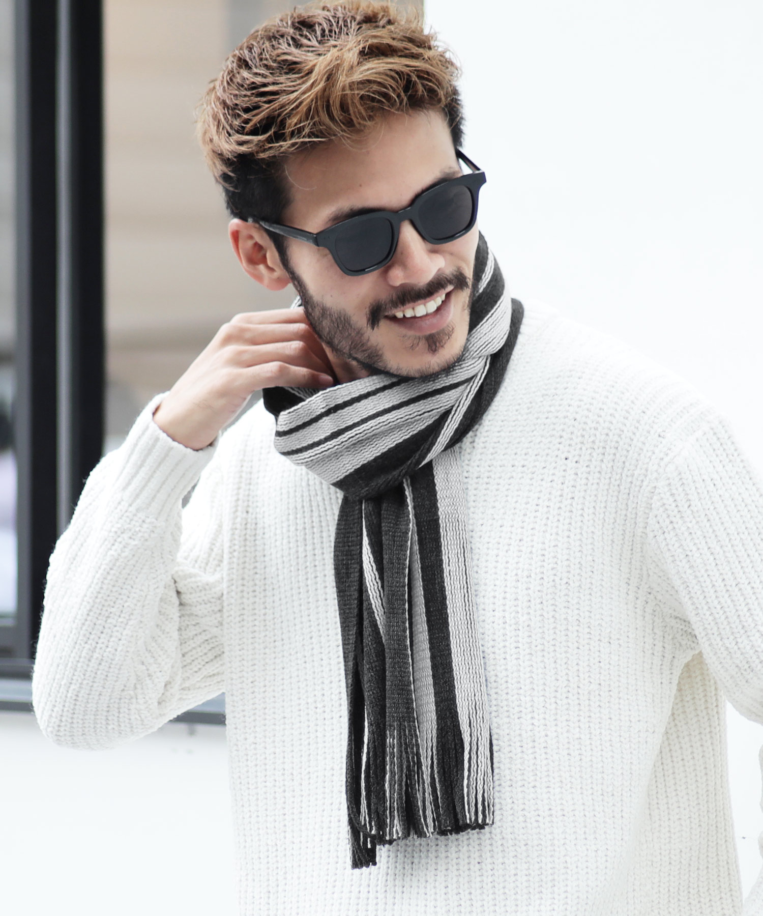 ジギーズショップ JIGGYS SHOP 日本製リバーシブルマフラー ジギーズショップ JIGGYS SHOP 日本製リバーシブルマフラー
