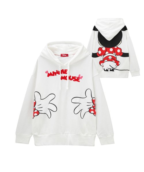 セール ミッキー ミニー バックハグプリントパーカ 116105270 271 501396633 マックハウス レディース Mac House Women D Fashion