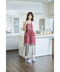 En Fance/アンファンス EN FANCE Latelier ワンピース型エプロン「Yvoone(イヴォンヌ)」ボルドー【返品不可商品】/501394155