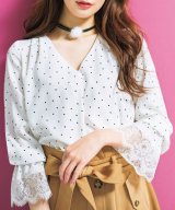 オフシロ系ドット柄