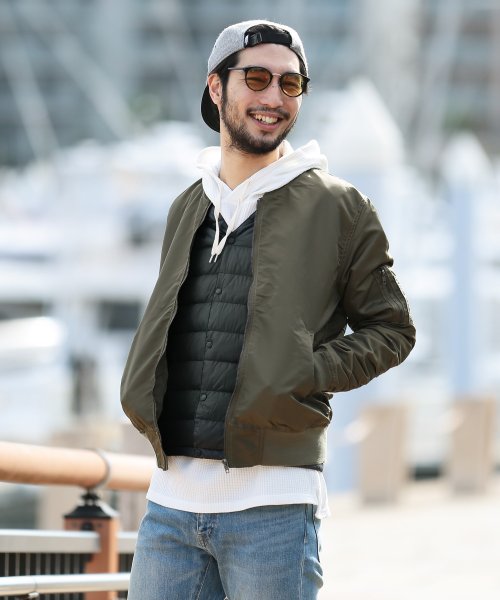 インナーダウンベスト ダウンベスト インナーダウン メンズ ダウンジャケット ベスト ジギーズショップ Jiggys Shop D Fashion