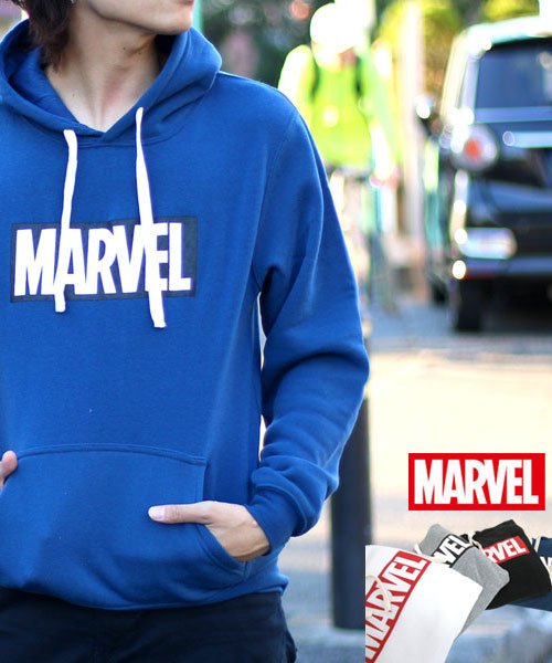 Marvel パーカー スウェット ボックスロゴ 501409863 マルカワ Marukawa D Fashion