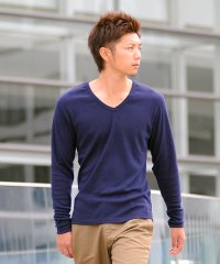 SPADE/Tシャツ ティーシャツ メンズ 長袖 ロングTシャツ ロンT インナー カットソー おしゃれ 黒 白 ホワイト 無地 プレーン/501446678