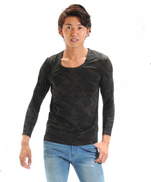 あったか 裏起毛2280 カットソー メンズ あったかインナー Tシャツ カットソー Uネック Vネック タートルネック 長袖 インナー ロングtシャツ ティー スペイド Spade D Fashion あったか 裏起毛2280 カットソー メンズ あったかインナー Tシャツ カットソー Uネック Vネック タートルネック 長袖 インナー ロングtシャツ ティー スペイド Spade D Fashion