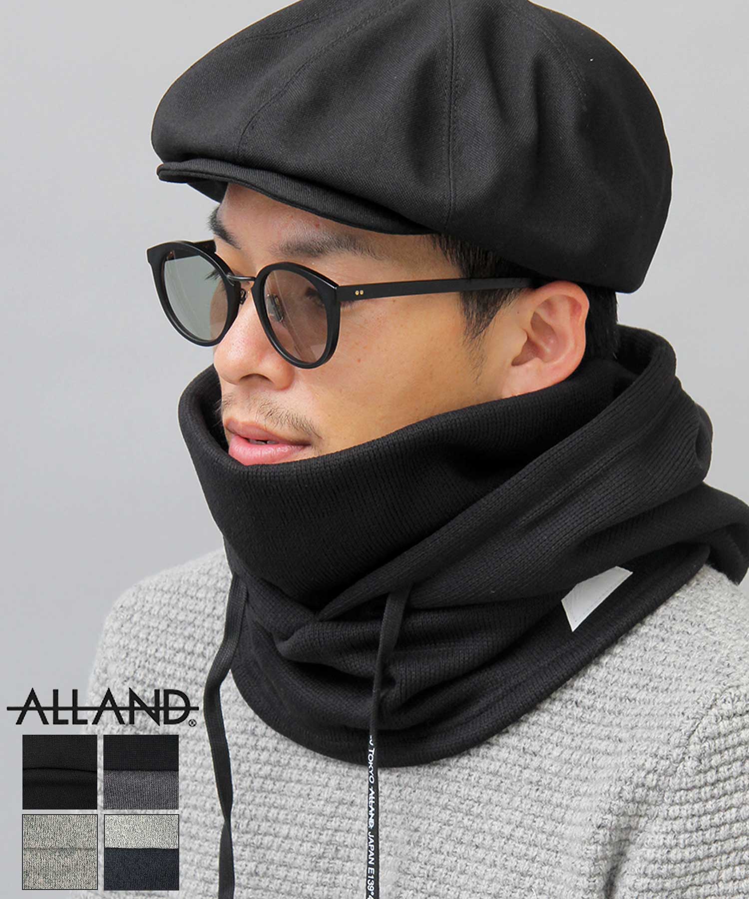 ALLAND/オルランド】HOOD WARMER/フリースフードウォーマー ALLAND/オルランド】HOOD WARMER/フリースフードウォーマー