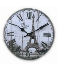 En Fance/アンファンス EN FANCE モチーフクロック 「Town series」 28cm パリ/501394103
