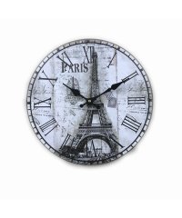 En Fance/アンファンス EN FANCE モチーフクロック 「Town series」 33cm パリ/501394112