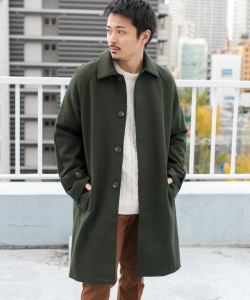 セール ウール混メルトンステンカラーコート アイテムズアーバンリサーチ メンズ Items Urbanresearch D Fashion