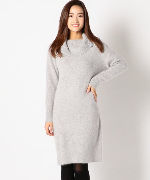セール ミンクオフタートルワンピース ミッシュマッシュ Misch Masch D Fashion セール ミンクオフタートルワンピース ミッシュマッシュ Misch Masch D Fashion