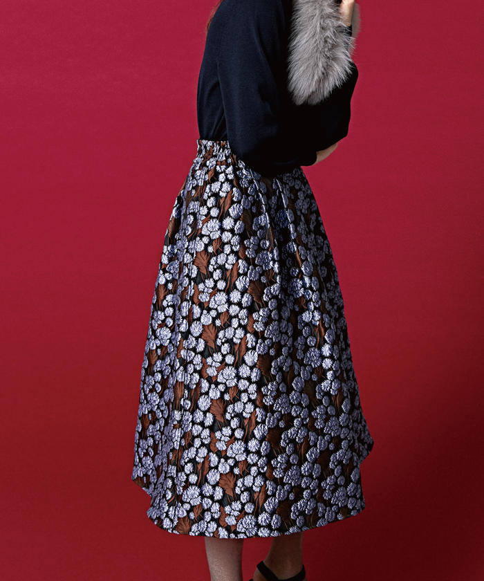 専用ページgommeフラワーベースヘムタックスカート、ブラウス 専用ページgommeフラワーベースヘムタックスカート、ブラウス