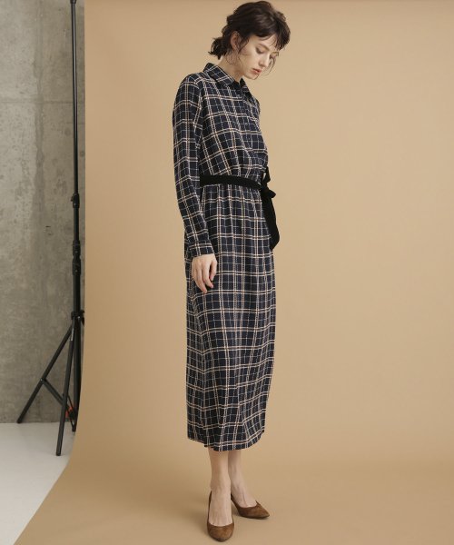 セール Fudge 4月号掲載 Grace Mila チェックマキシワンピース ナノ ユニバース Nano Universe D Fashion セール Fudge 4月号掲載 Grace Mila チェックマキシワンピース ナノ ユニバース Nano Universe D Fashion