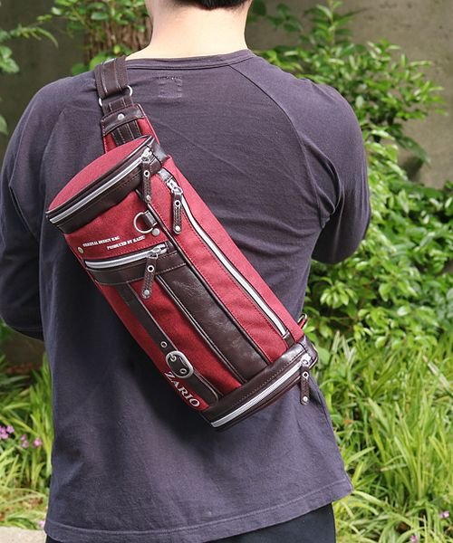 ボディバッグ メンズ 人気 ファニーパック メンズボディバッグ 鞄 フェイクレザー 杢調ナイロン ザリオ Zario D Fashion ボディバッグ メンズ 人気 ファニーパック メンズボディバッグ 鞄 フェイクレザー 杢調ナイロン ザリオ Zario D Fashion