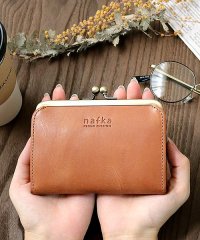 nafka/ナフカ nafka がま口 財布 ミニ財布 レディース 本革 モストロレザー 牛革 小さめ おしゃれ 可愛い nafka ナフカ tuuli トゥーリシリーズ /501510886