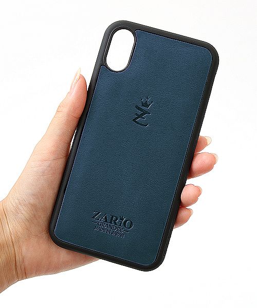 グッチ】レザー ヴィンテージロゴ iPhoneX iPhoneXSケース BK