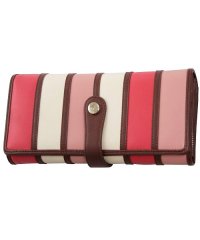 Clelia/クレリア Clelia 財布 長財布 レディース 大容量 おしゃれ 大きめ アコーディオン フラップ ストライプ 合皮 カラフル ベレッサ CLー10262/501510977