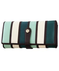 Clelia/クレリア Clelia 財布 長財布 レディース 大容量 おしゃれ 大きめ アコーディオン フラップ ストライプ 合皮 カラフル ベレッサ CLー10262/501510977