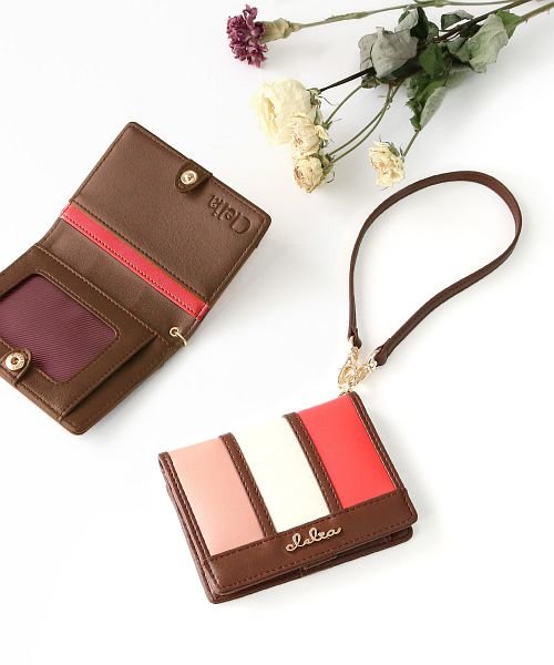 パスケース レディース Icカード対応 ストラップ付き Suica Icoca 二つ折り 定期入れ Clelia クレリア Clelia D Fashion パスケース レディース Icカード対応 ストラップ付き Suica Icoca 二つ折り 定期入れ Clelia クレリア Clelia D Fashion