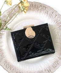 Clelia/ミニ財布 レディース 三つ折り がま口 小さい財布 エナメル かわいい カラフル 高級感 コンパクト 大人 かわいい Clelia クレリア CL－15612/501510987