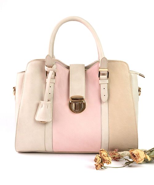 Dolce & Gabbana Black Leather Lily Twist Satchel Shoulder