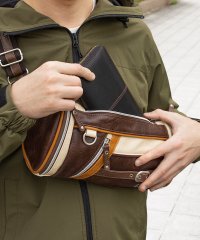 ZARIO/ザリオ ZARIO ボディバッグ 大容量 合皮 かっこいい ドラム型 フェスバッグ 杢調 ナイロン 人気 ワンショルダー 斜め掛け ブランド ZARIO ザリオ/501510868