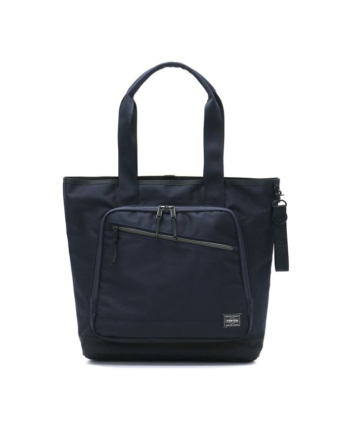 ポーター フロント トートバッグ L ブラック PORTER FRONT