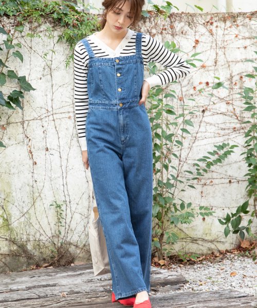 クーポン 泉里香さん着用 Lee Vis マリンサロペットパンツ ビス Vis D Fashion クーポン 泉里香さん着用 Lee Vis マリンサロペットパンツ ビス Vis D Fashion