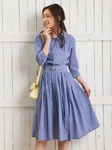 セール 50 Off 切替ストライプシャツワンピ ノエラ Noela D Fashion セール 50 Off 切替ストライプシャツワンピ ノエラ Noela D Fashion