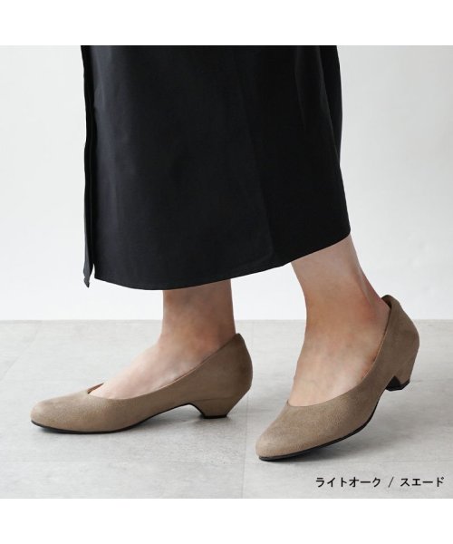 セール やっと出会えた究極のプレーンローヒールパンプス 3 5cmヒール ラウンドトゥ 外反母趾ぎみ甲高幅広対応 立仕事 靴 痛くないパンプス 小さい 大きいサイズ Aletta Aletta D Fashion