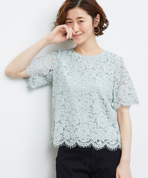 セール スカラップレースブラウス 501592591 ロペピクニック Rope Picnic D Fashion