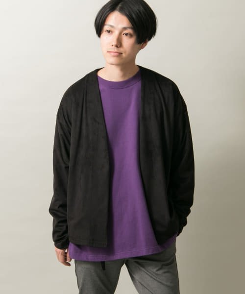 セール フェイクスエードカーディガン アイテムズアーバンリサーチ メンズ Items Urbanresearch D Fashion