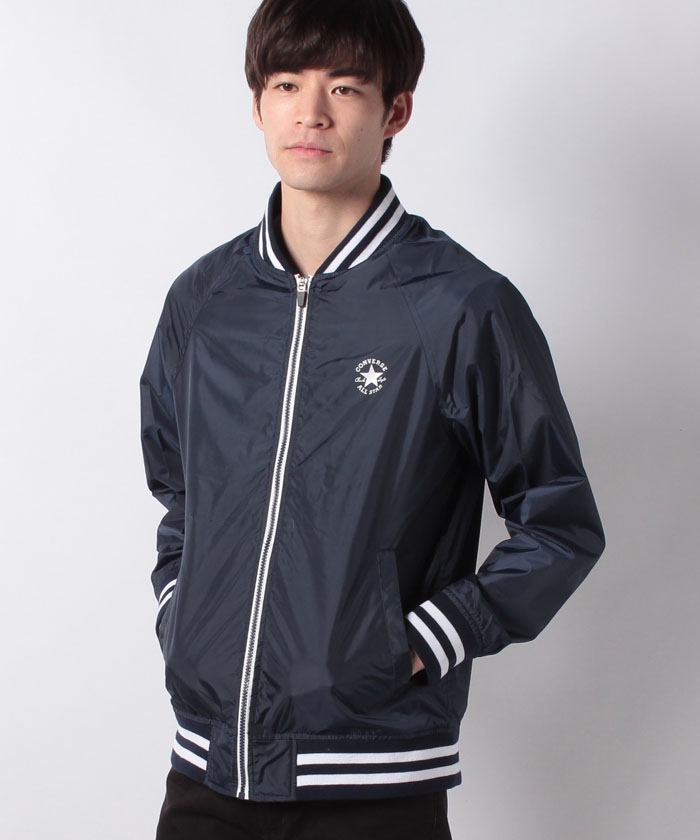 Blue labelスタジャン ケボズ KEBOZ MELTON & LEATHER VARSITY JACKET （BLUE） -PASSOVER