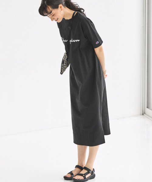別注チャンピオン Sc Champion Glr ロゴ ワンピース グリーンレーベルリラクシング Green Label Relaxing D Fashion