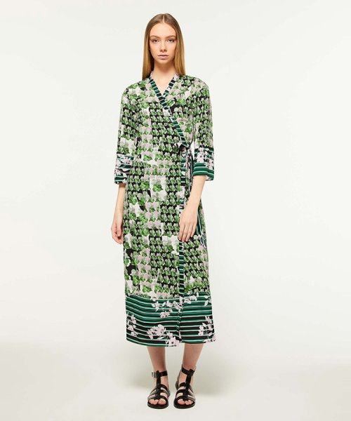 セール 70 Off ポリ総柄着物ワンピース シスレー レディス Sisley D Fashion セール 70 Off ポリ総柄着物ワンピース シスレー レディス Sisley D Fashion