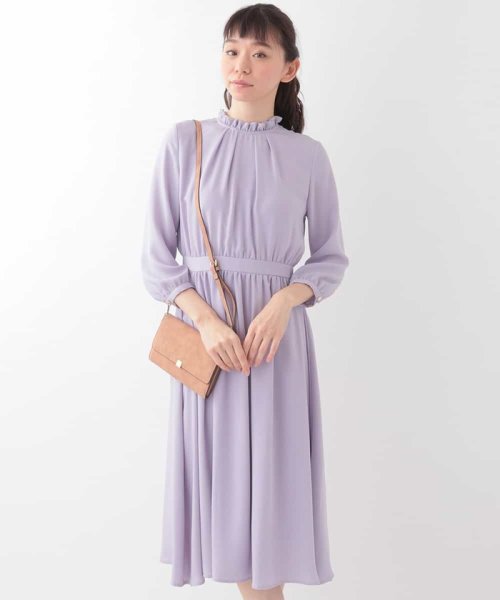 セール フリルネックワンピース オフオン Ofuon D Fashion セール フリルネックワンピース オフオン Ofuon D Fashion