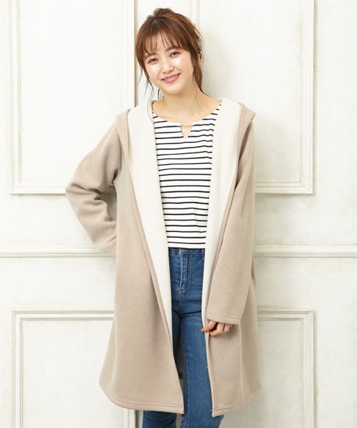 セール 35 Off ミル起毛フードコーディガン イング Ingni D Fashion