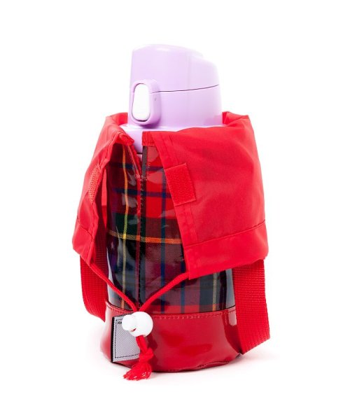 通園 通学 水筒カバー スモールタイプ タータンチェック レッド カラフルキャンディスタイル Colorful Candy Style D Fashion 通園 通学 水筒カバー スモールタイプ タータンチェック レッド カラフルキャンディスタイル Colorful Candy Style D Fashion