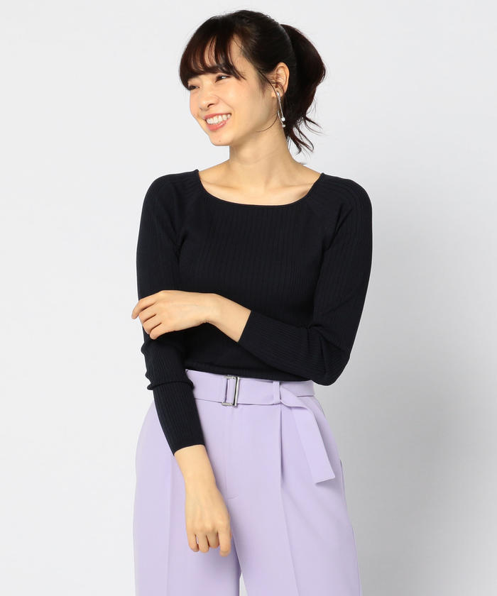 「NOLLEY'S」 Vネックニット FREE ブルー レディース niko and… 「niko and」 Vネックニット FREE ブルー