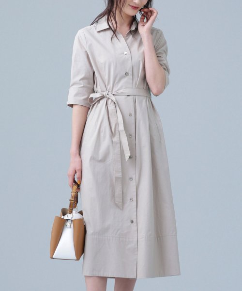 セール More 6月号掲載 タイプライターフレアシャツワンピース ナノ ユニバース Nano Universe D Fashion セール More 6月号掲載 タイプライターフレアシャツワンピース ナノ ユニバース Nano Universe D Fashion