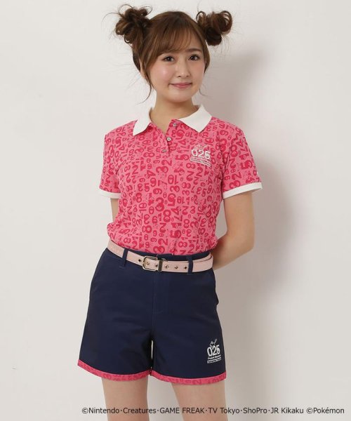 セール キッズ ピカチュウ ナンバーシリーズ 総柄ポロ サマンサタバサアンダー Samantha Thavasa Under25 No 7 D Fashion