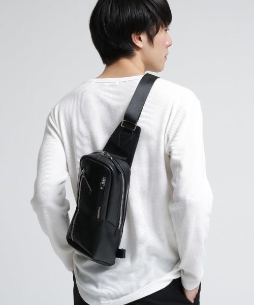 セール Web限定 レザー縦型ボディバッグ ティーケー タケオキクチ Tk Takeo Kikuchi D Fashion