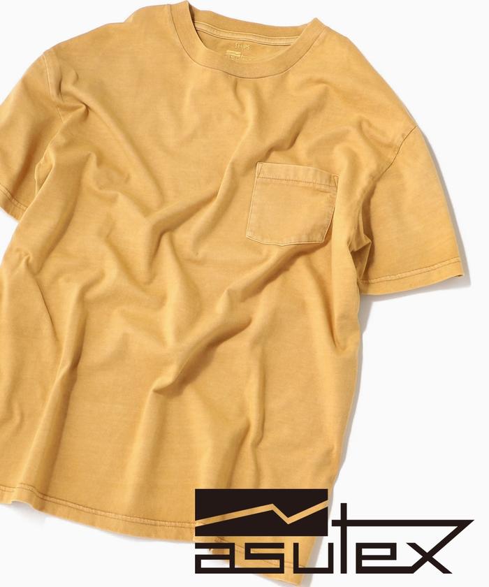 【在庫有 即国内発】   後染め ポケットTシャツ セール】SC: ASUTEX(R) 製品染め ポケット Tシャツ(501932061