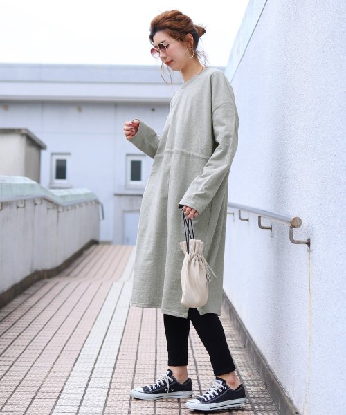 ウエスト紐ワンピース レカ Reca D Fashion
