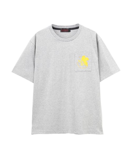 Love T Evangelion エヴァンゲリオン ルーズポケットtシャツ 9344mh マックハウス メンズ Mac House Men D Fashion