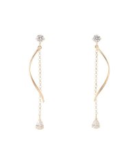 Samantha Tiara/K10 YG ロングチェーンピアス/501978684